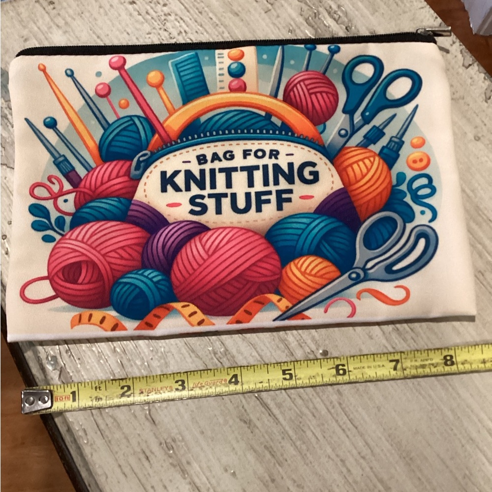 Boutique: Colorful Knitting Supplies Bag